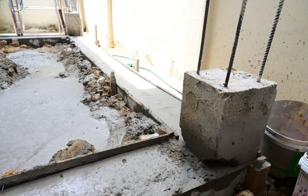 concrete slab foundation repair city state