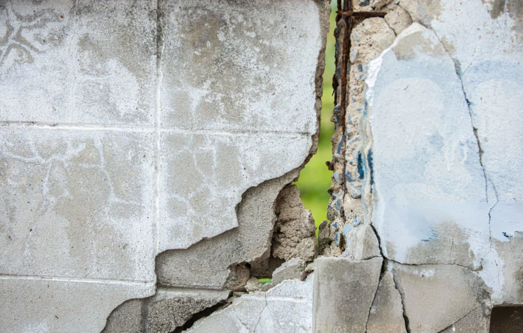 cracked wall structural repair city state